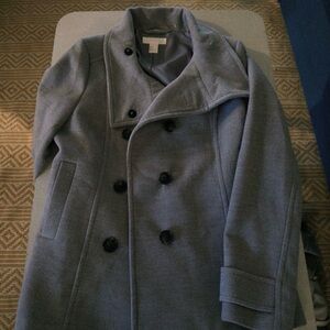 H&M gray peacoat